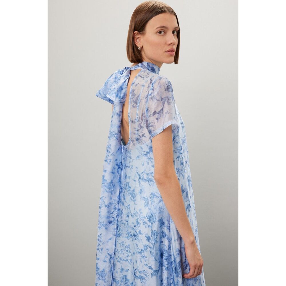 STAUD Light Blue Floral Maxi Dress - Picture 9 of 9